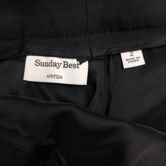 BNWOT Aritzia Sunday Best Cornetto Low-rise Pleated Midi Skirt Size 2 - Picture 10 of 11